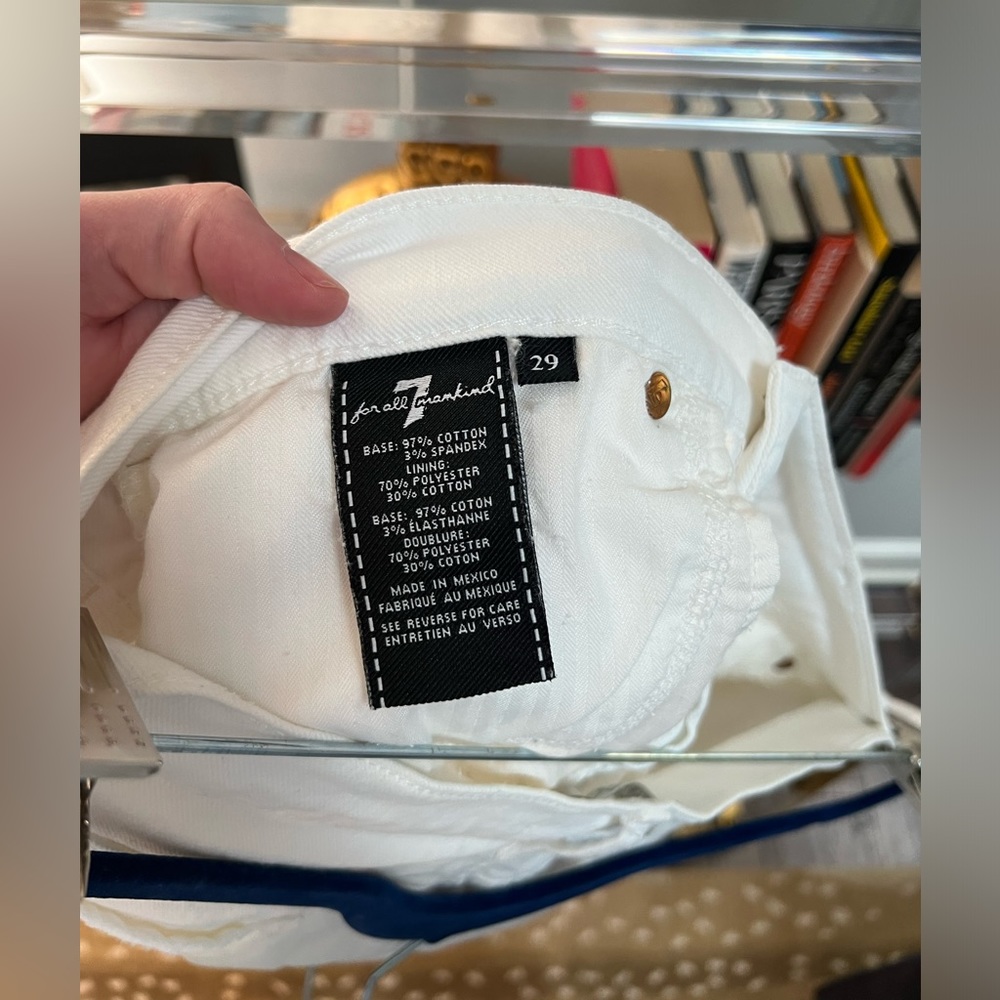 7 For All Mankind Denim Skirt - Picture 7 of 7